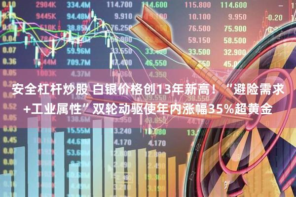 安全杠杆炒股 白银价格创13年新高！“避险需求+工业属性”双轮动驱使年内涨幅35%超黄金