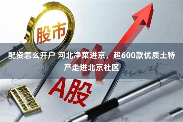 配资怎么开户 河北净菜进京，超600款优质土特产走进北京社区